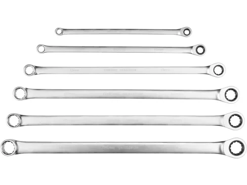Yato racsnis csillag-villáskulcs készlet 8-19 mm, 6 részes
