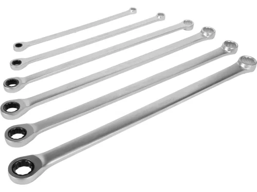 Yato racsnis csillag-villáskulcs készlet 8-19 mm, 6 részes