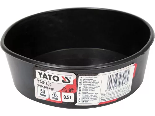 Yato gipszelő edény 50x155 mm 500 ml