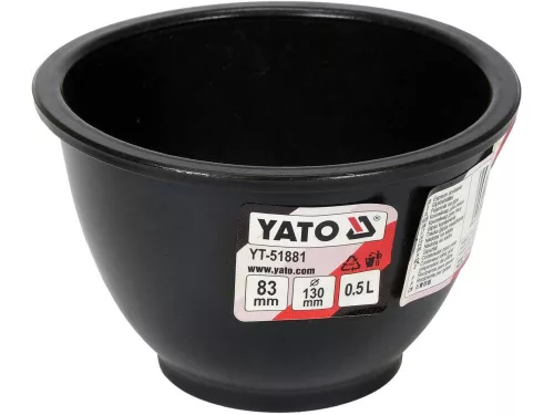 Yato gipszelő edény 83x130 mm 500 ml
