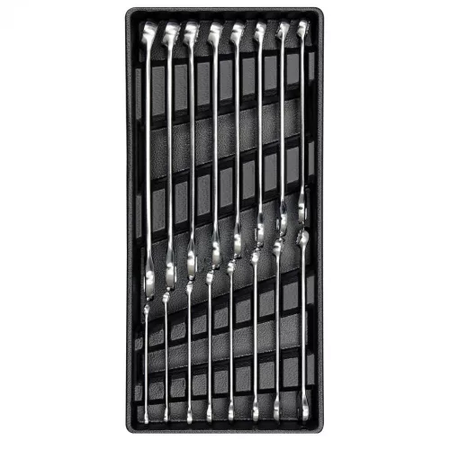 Yato csillag-villáskulcs készlet 16 részes 6-21 mm (fiókbetét)
