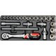Yato dugókulcs készlet 24 részes 1/2" 10-32 mm CrV (fiókbetét)