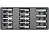 Yato hosszú dugókulcs készlet 14 részes 1/2" 8-21 mm (fiókbetét)