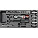 Yato dugókulcs készlet 25 részes 1/4" 3,5-14 mm CrV (fiókbetét)