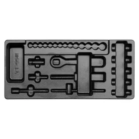 Yato dugókulcs készlet 25 részes 1/4" 3,5-14 mm CrV (fiókbetét szerszám nélkül)