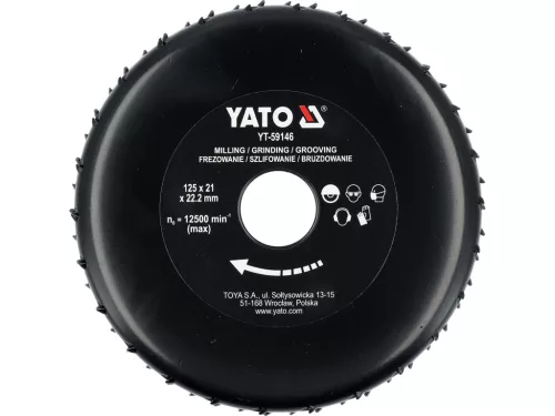 Yato ráspolykorong sarokcsiszolóra 125 mm