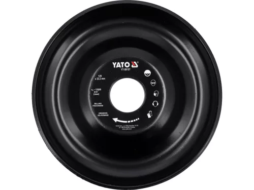 Yato ráspolykorong sarokcsiszolóra, konvex 125 mm