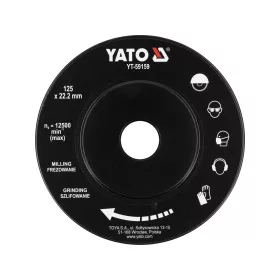 Yato ráspolykorong sarokcsiszolóra, szögben 125 mm
