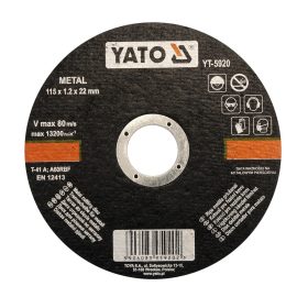 Yato vágókorong fémre 115 x 1,2 x 22 mm