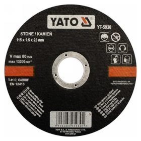 Yato vágókorong kőre 115 x 1,5 x 22 mm