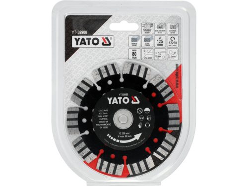 Yato gyémánt vágókorong betonhoz 125 mm
