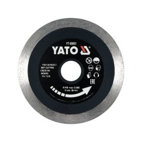 Yato gyémánt vágókorong 115 x 1,6 x 10 x 22,2 mm folytonos