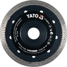Yato gyémánt vágókorong 125 x 1,6 x 10 x 22,2 mm folytonos
