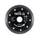 Yato gyémánt vágókorong 115 x 1,3 x 10 x 22,2 mm turbó