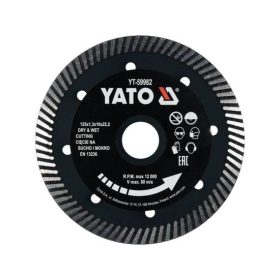 Yato gyémánt vágókorong 125 x 1,3 x 10 x 22,2 mm turbó