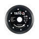 Yato gyémánt vágókorong 125 x 1,3 x 10 x 22,2 mm turbó