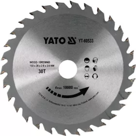 Yato fűrésztárcsa fához 150 x 20 x 2,0 mm / 30T