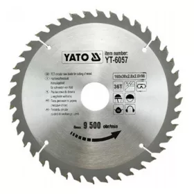 Yato fűrésztárcsa fához 160 x 30 x 2,0 mm / 36T