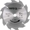 Yato fűrésztárcsa fához 170 x 16 x 2,2 mm / 12T