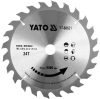Yato fűrésztárcsa fához 185 x 20 x 1,5 mm / 24T