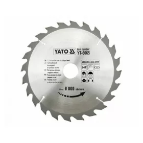 Yato fűrésztárcsa fához 205 x 18 x 2,0 mm / 24T