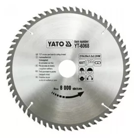 Yato fűrésztárcsa fához 210 x 30 x 2,2 mm / 60T