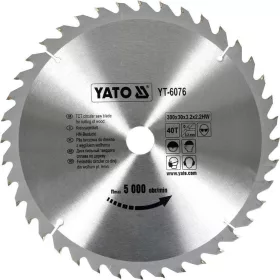 Yato fűrésztárcsa fához 300 x 30 x 2,0 mm / 40T