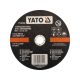 Yato vágókorong fémre 180 x 1,5 x 22,2 mm inox