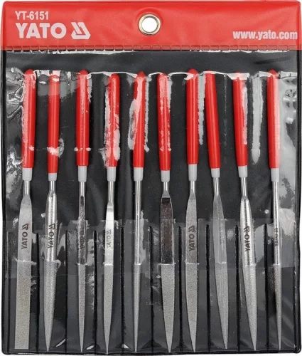 Yato tűreszelő készlet 10 részes 4,0 x 160 mm