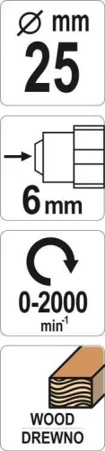 Yato turbómaró fához 25 mm