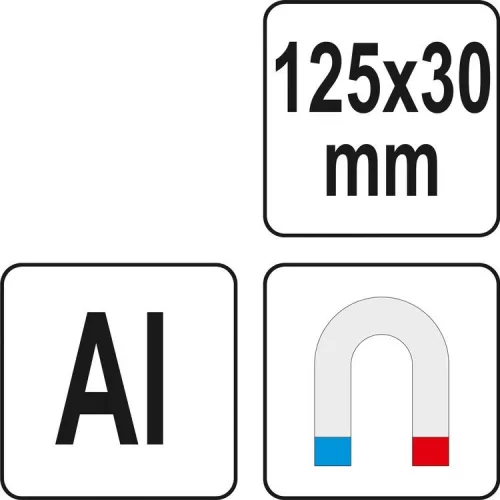 Yato puha satu szorítópofa 125 x 30 mm (2 db/cs)
