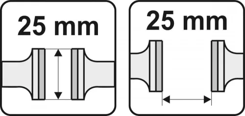 Yato kézi satu 25 mm