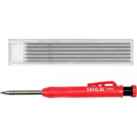 Yato fémházas ácsceruza tölthető 150 mm + 6 db betét