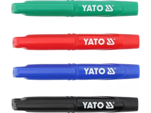 Yato filctoll készlet 72 db, fekete-zöld-kék-piros
