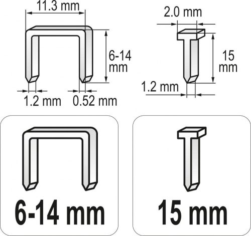 Yato Tűzőgép 6-14 mm