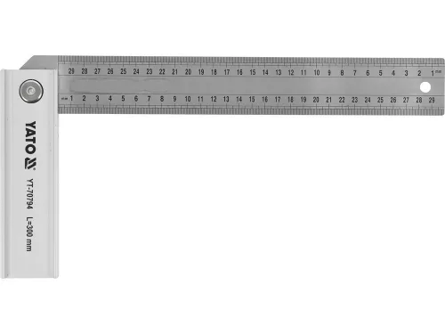 Yato állítható derékszög 300 mm inox