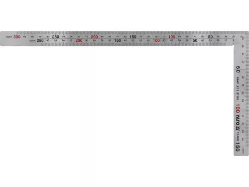 Yato derékszög 300 x 150 mm inox