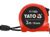 Yato mérőszalag 3 m x 16 mm