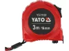 Yato mérőszalag 3 m x 16 mm piros