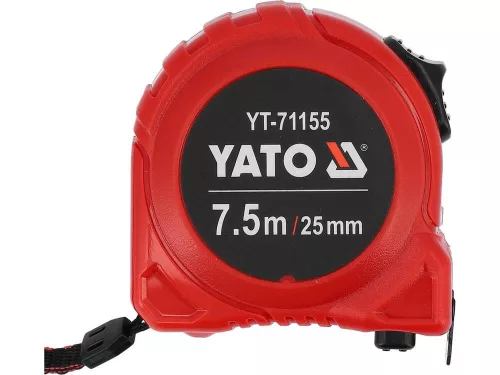 Yato mérőszalag 7,5 m x 25 mm