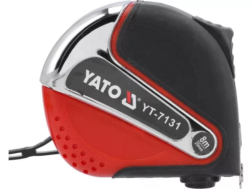 Yato mérőszalag 8 m x 25 mm mágneses  csúszásmentes felülettel