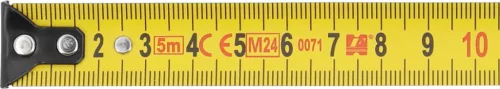 Yato mérőszalag felső nyílással 5 m x 19 mm gumírozott