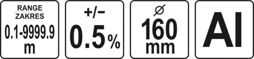 Yato mérőkerék 10000 m