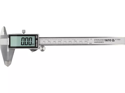 Yato digitális tolómérő 150 mm, 0,03 mm, DIN 862