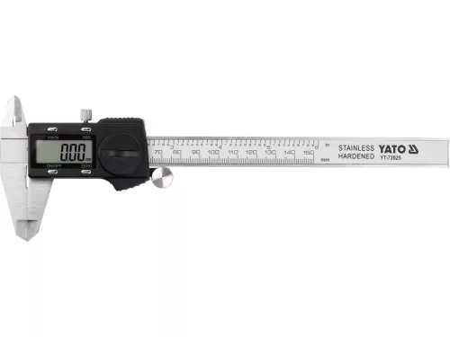 Yato digitális tolómérő 150 mm, 0,03 mm, vízálló