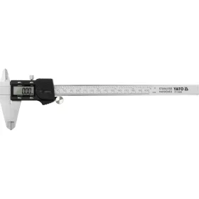 Yato digitális tolómérő 200 mm, 0,03 mm, vízálló