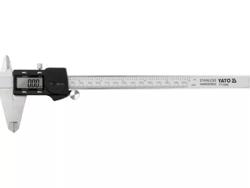 Yato digitális tolómérő 200 mm, 0,03 mm, vízálló