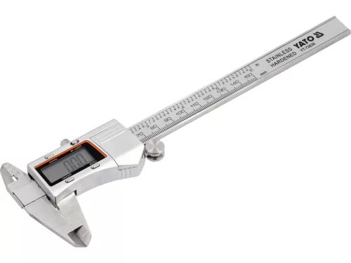 Yato digitális tolómérő 150 mm, 0,03 mm, háttérvilágítással