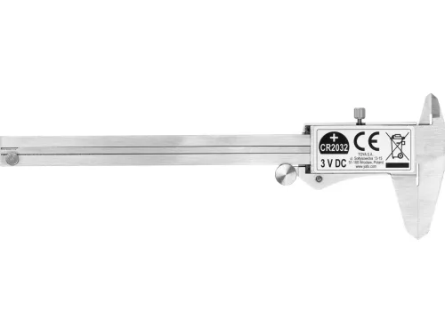 Yato digitális tolómérő 150 mm, 0,03 mm, háttérvilágítással