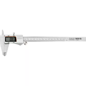 Yato digitális tolómérő 200 mm, 0,03 mm, háttérvilágítással